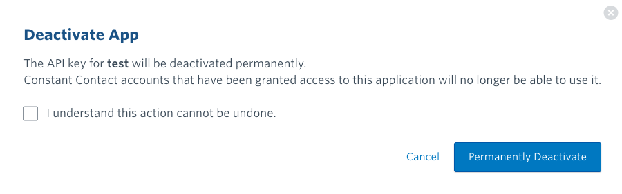 User Permission Request Screen